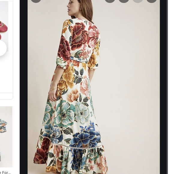 Farm Rio Floral Wrap Maxidress - Picture 4 of 6